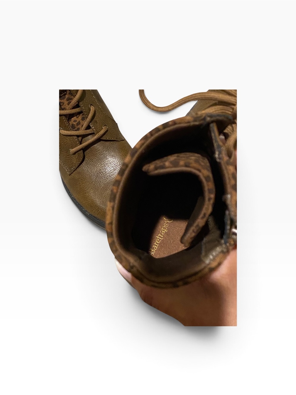 Baretraps ankle boots combining an olive brown/cognac - Picture 7 of 9